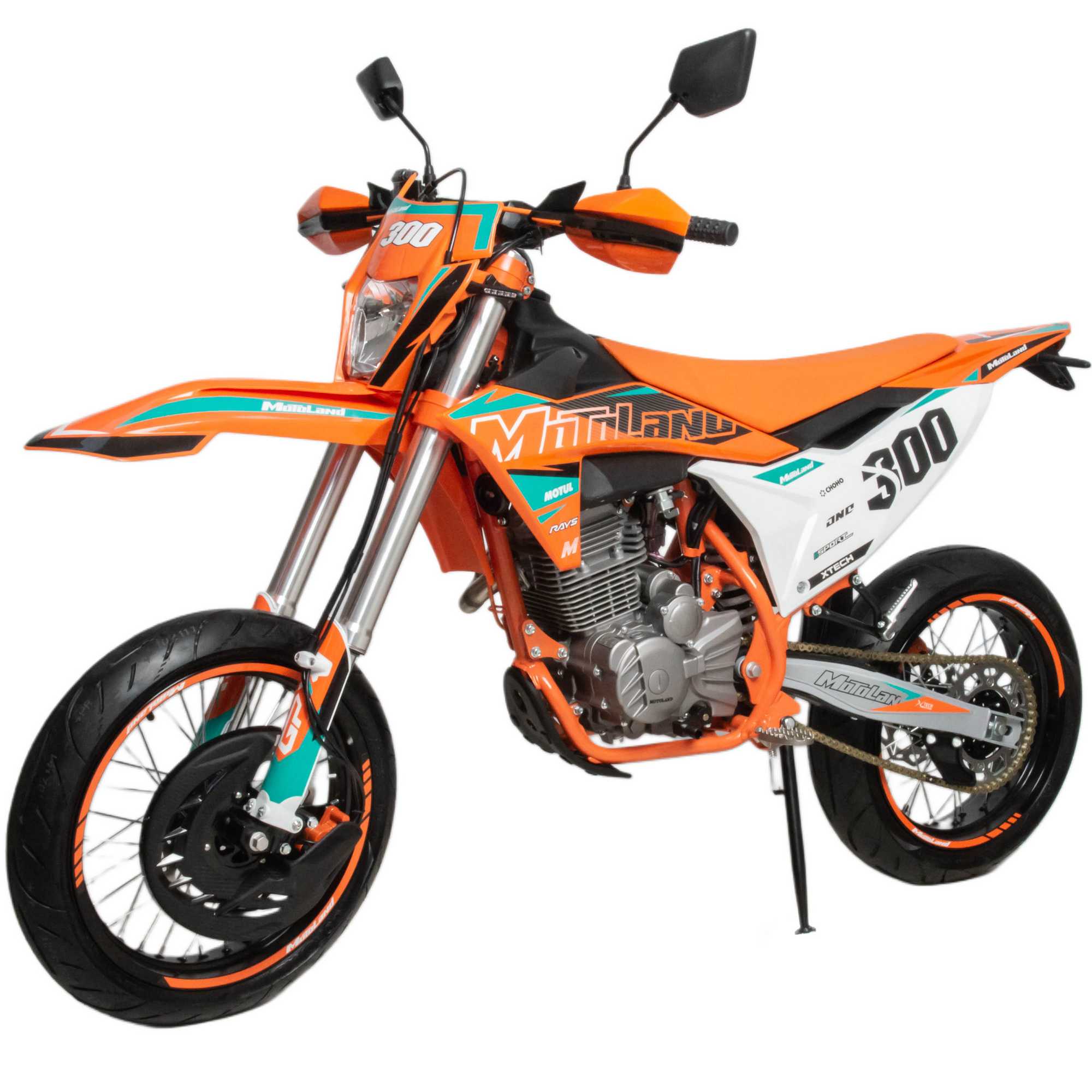 Мотоцикл Кросс Motoland SMX300 S4 (175FMM) 17/17 (мотард)  ПТС