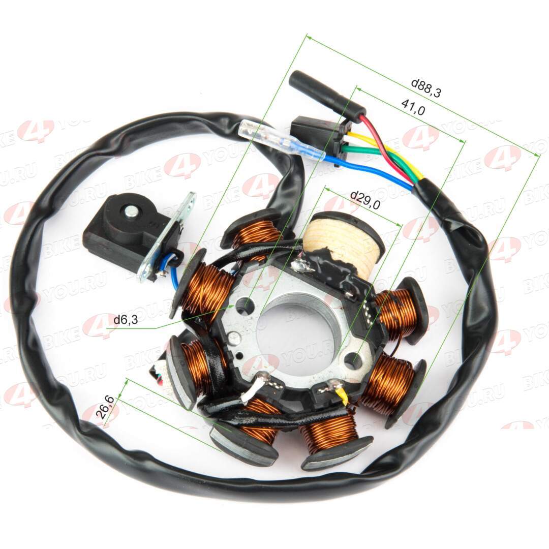 Статор генератора 163QMK с балансиром 	