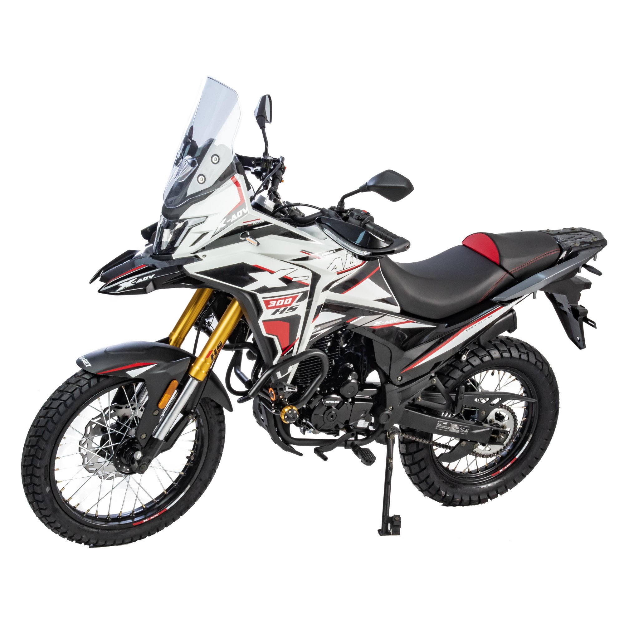 Мотоцикл Кросс 300 ENDURO GARET 19/17 белый